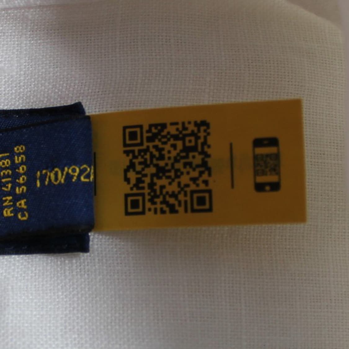 Polo 폴로 랄프로렌 화이트 리넨 셔츠 (큐알신형) 상품이미지5