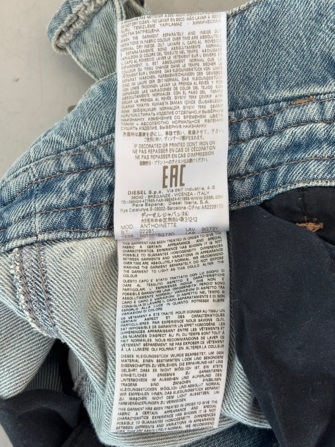 Diesel Denim Overalls 상품이미지9