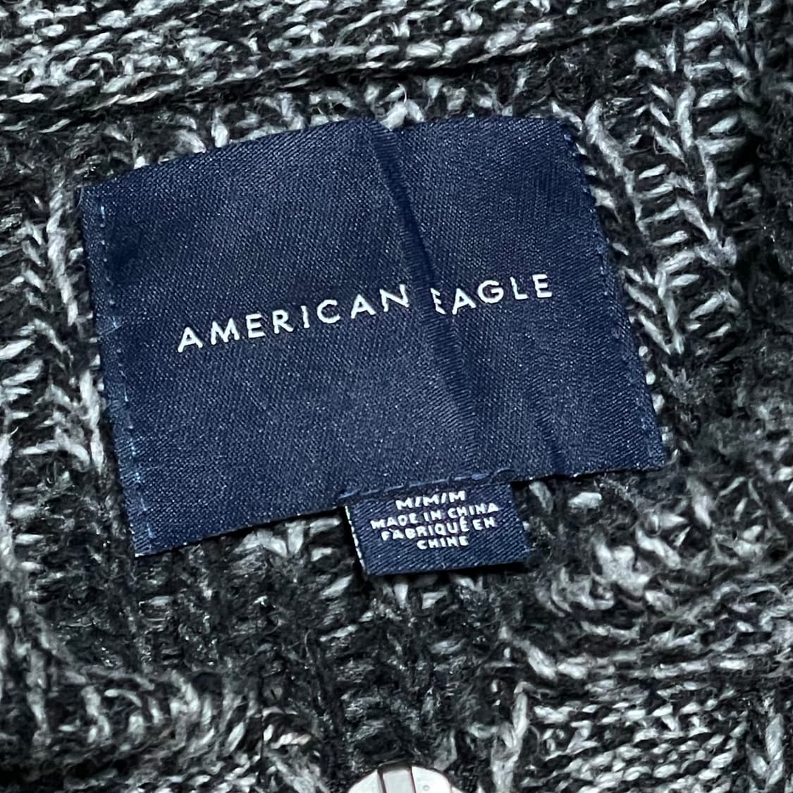 [M] 아메리칸이글 코위찬 니트집업 상품이미지2