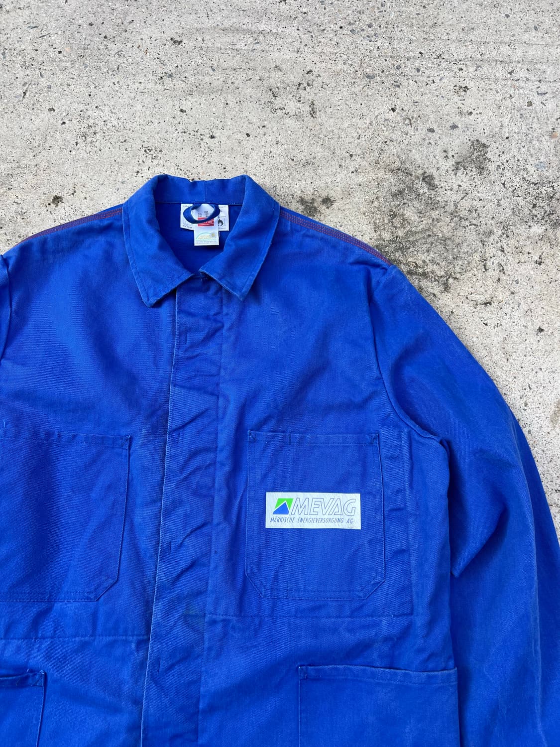 OLD EURO ROFA WASHED BLUE 빈티지프렌치워크자켓 상품이미지6