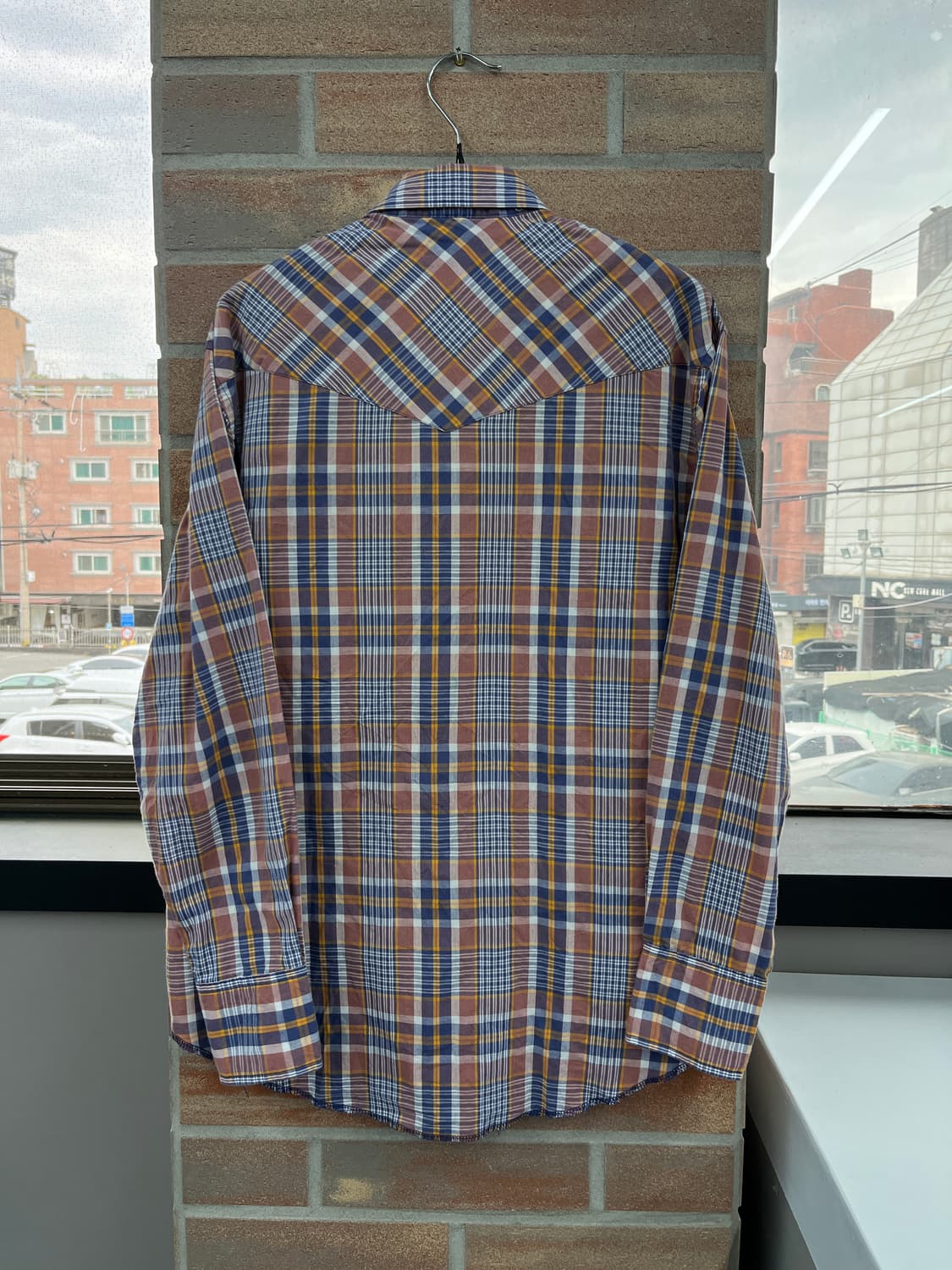 랭글러 웨스턴 체크 셔츠 상품이미지9