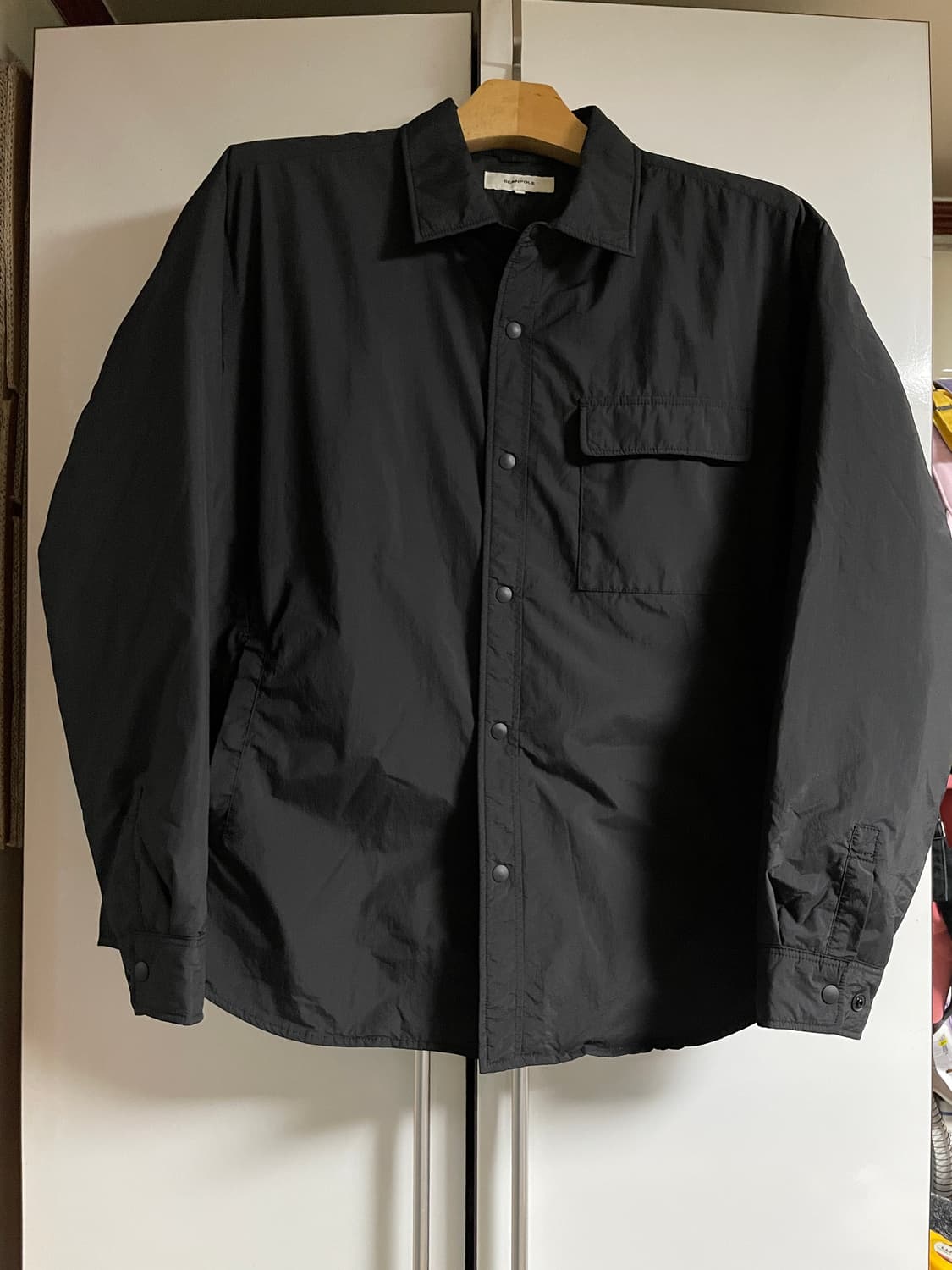 빈폴 솔리드 패딩 셔츠L 상품이미지1