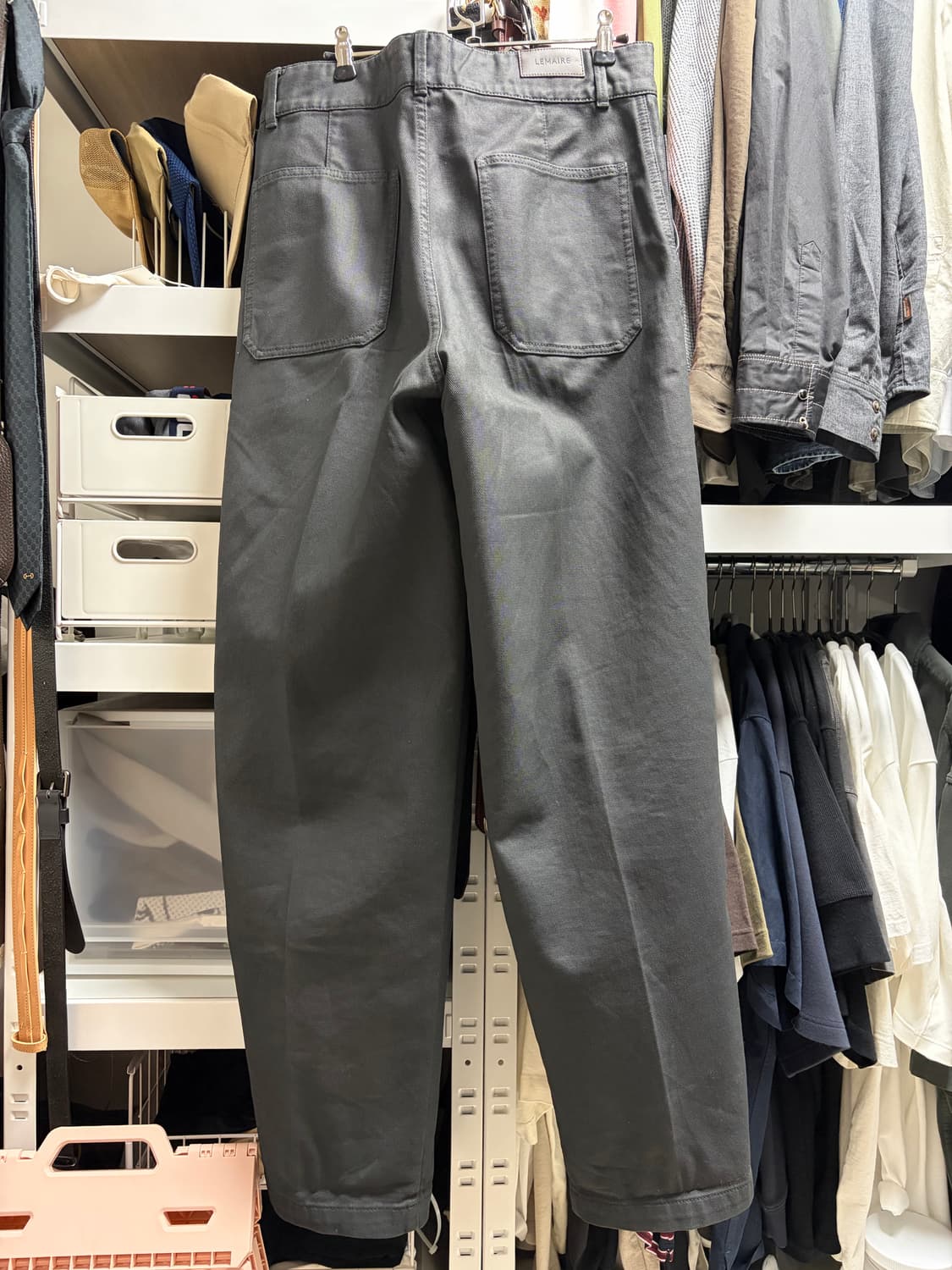 르메르 25FW 맥시 배럴워크웨어 팬츠 Coal 48size 상품이미지6