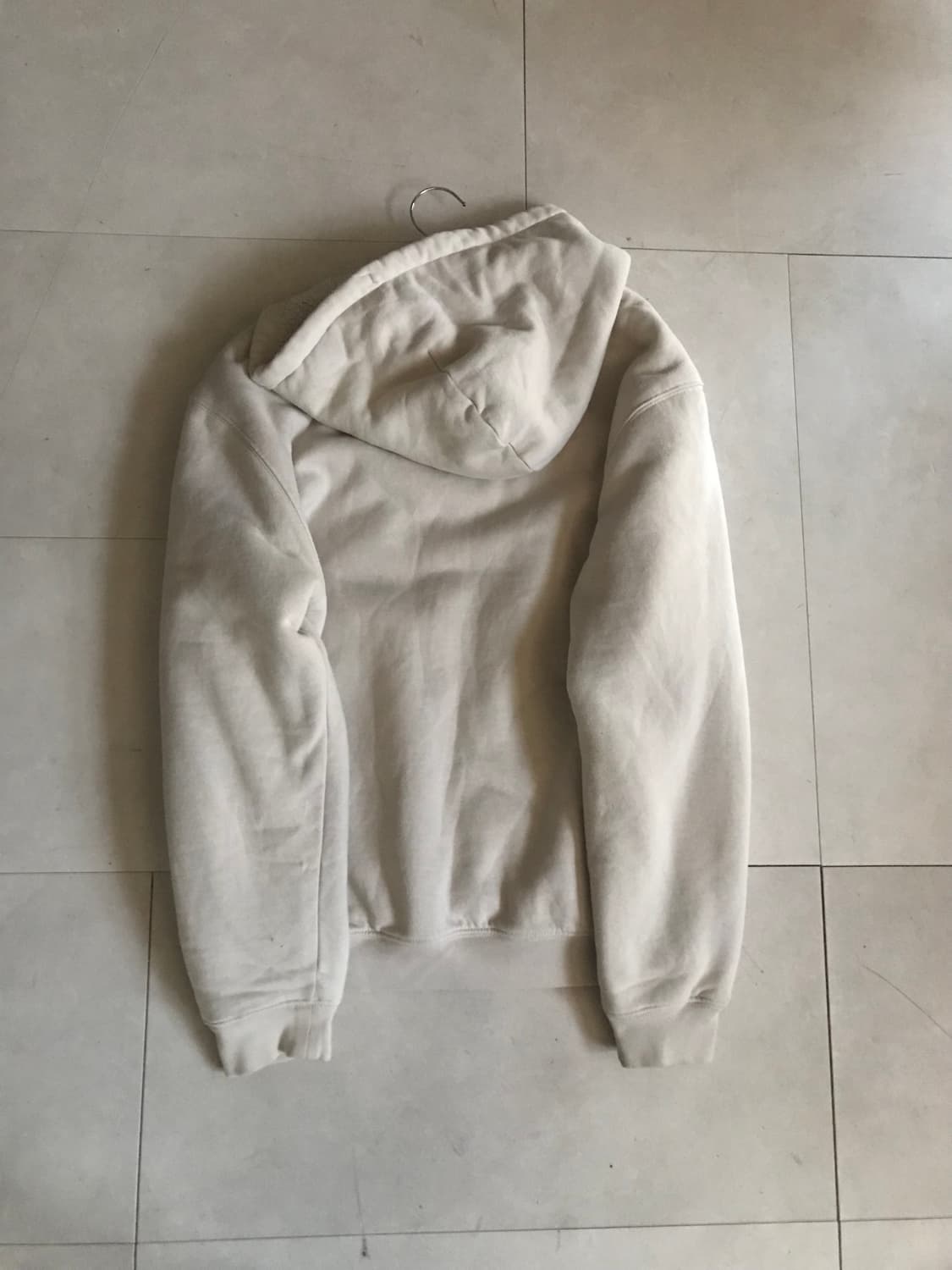 갭 아이보리 퍼후드집업 상품이미지10