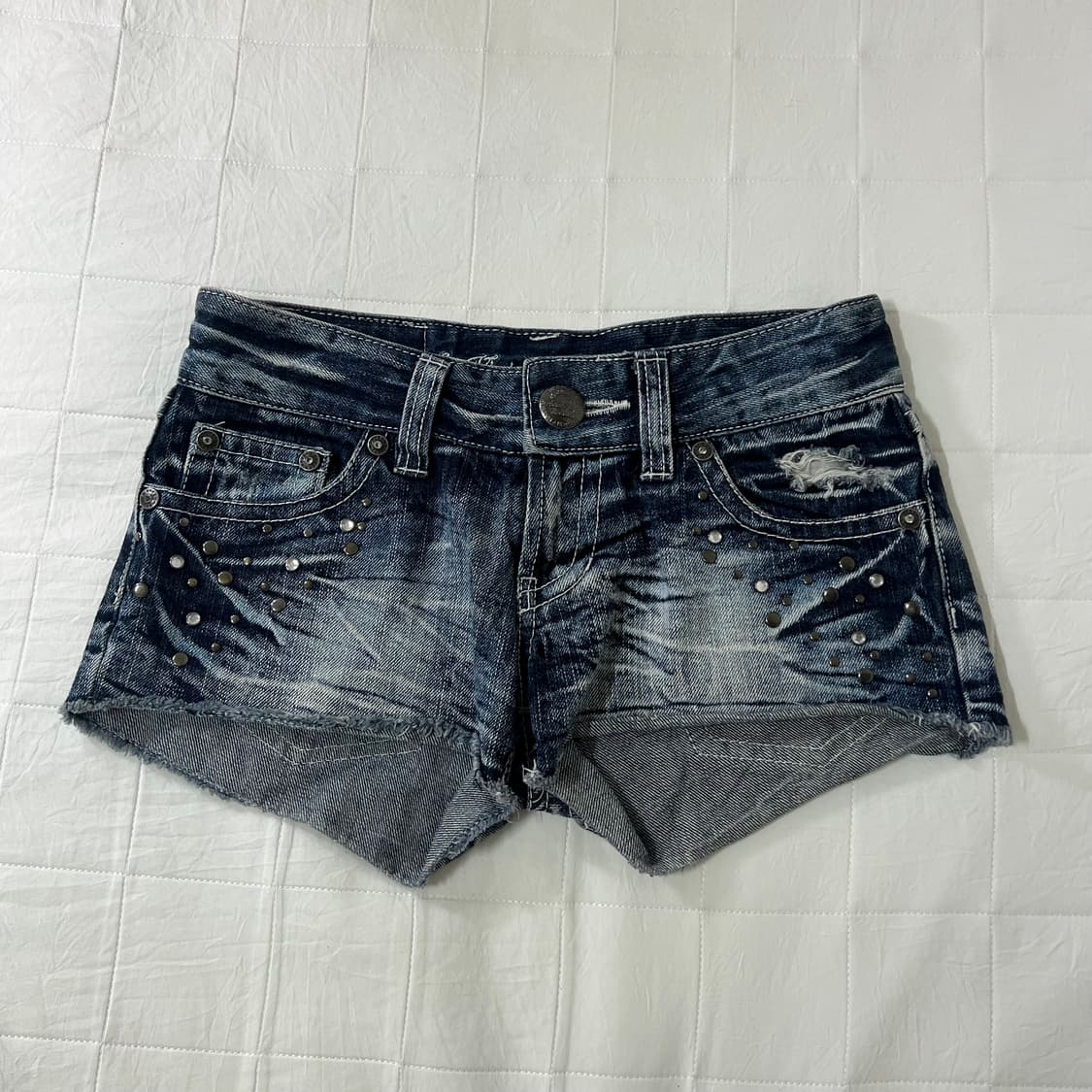 Ice jeans stud detail Short pt 상품이미지1