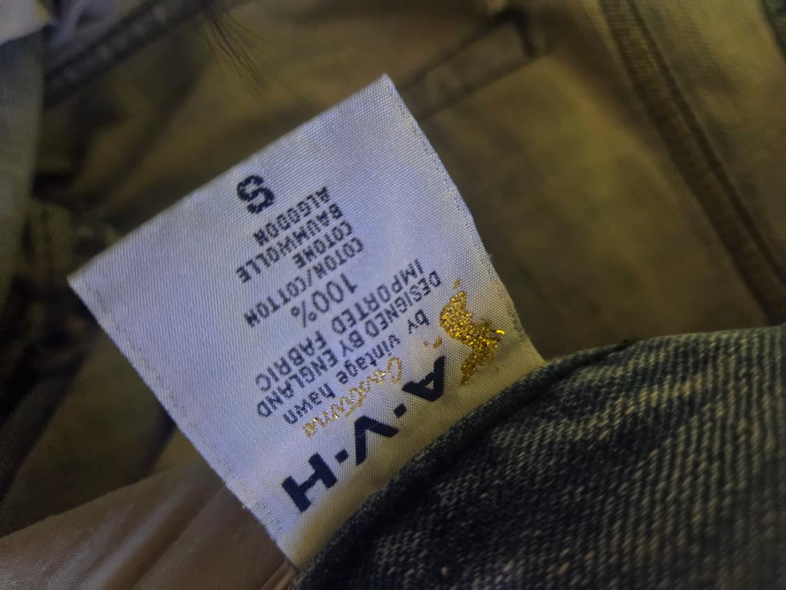 빈티지 AVH DENIM 찢청 데님 청바지 상품이미지3