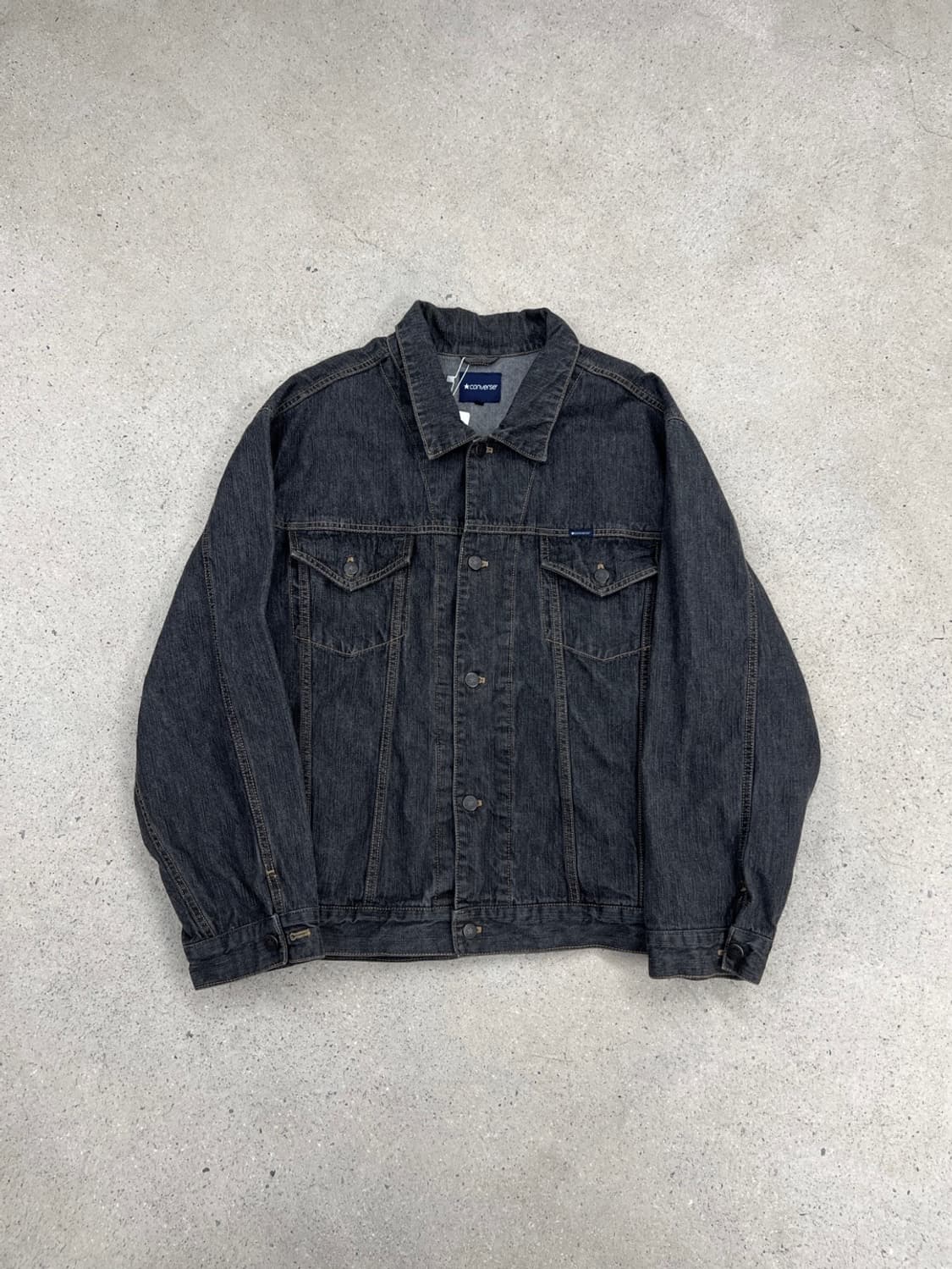 컨버스 00s 블랙 데님 자켓 상품이미지1