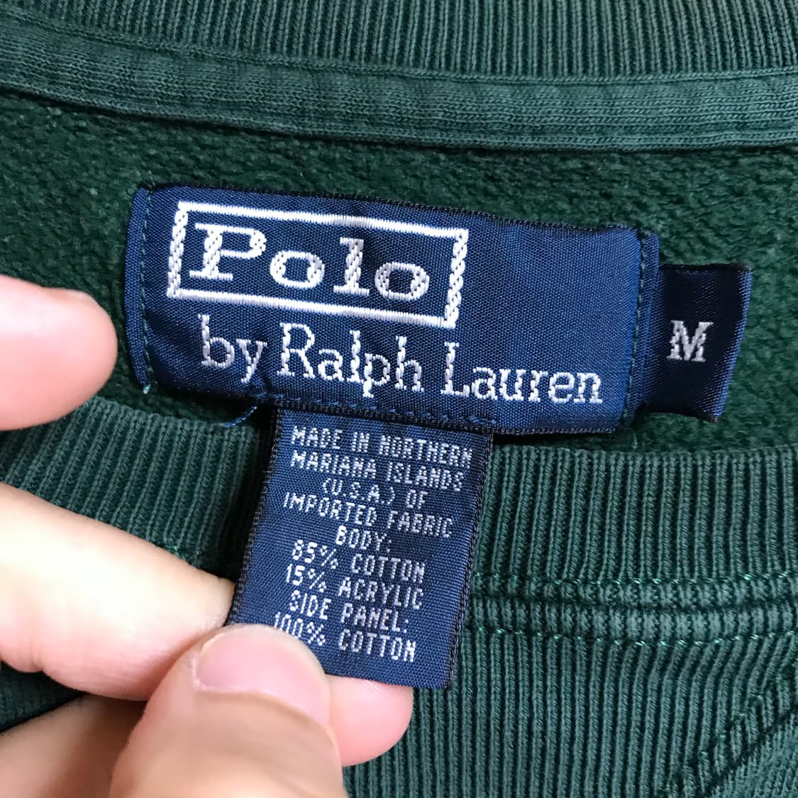 폴로 랄프로렌 찐초록 맨투맨 상품이미지3