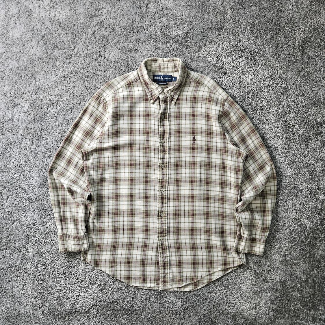 [무료배송] Ralph Lauren 체크 긴팔 셔츠 상품이미지1