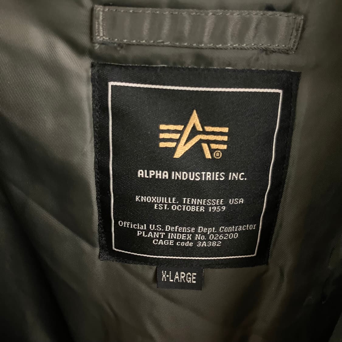 알파인더스트리 N3B 카키 파카 XL 상품이미지3