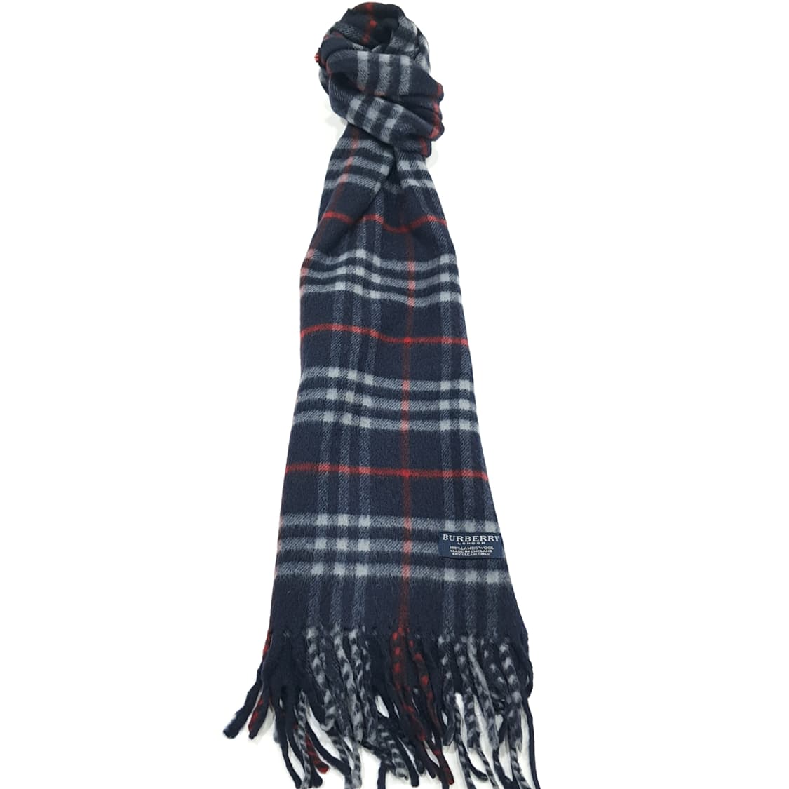 MX309 버버리 블랙 노바체크 램스울 목도리 머플러 상품이미지6