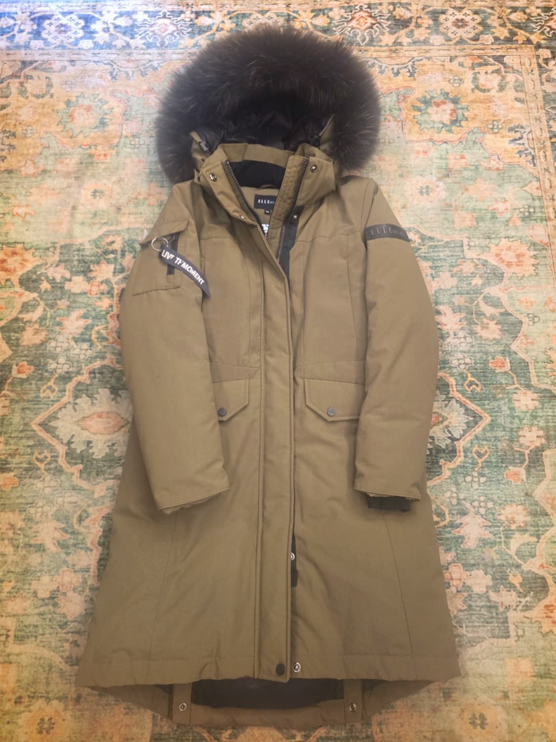 엘르 스포츠(ELLE SPORT) 여성 구스다운 롱패딩 상품이미지3