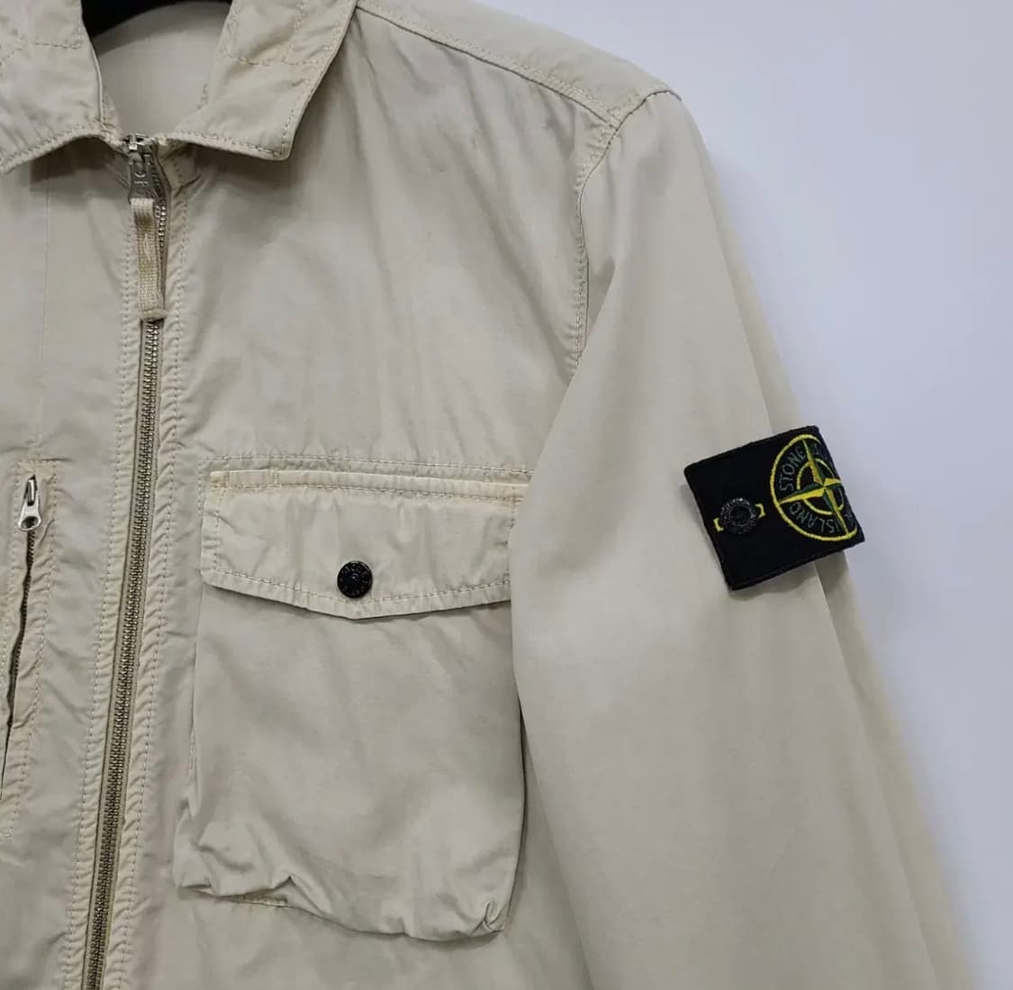 스톤아일랜드 브러쉬드코튼 캔버스 오버셔츠/ 앨리스/618 상품이미지2