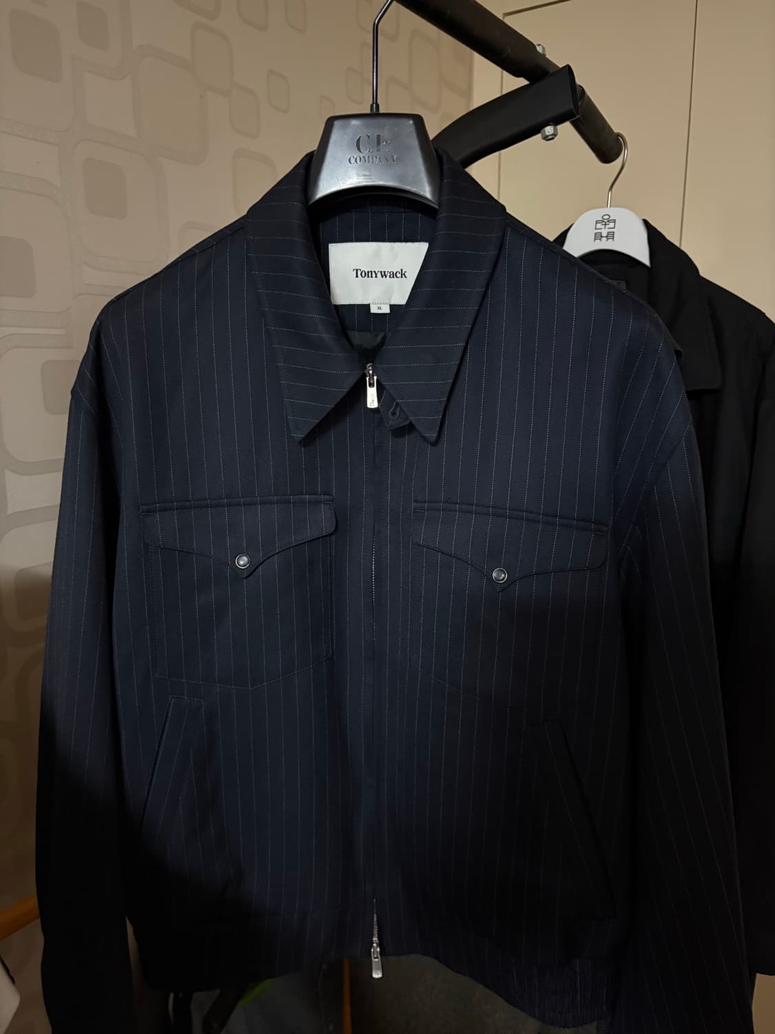 [XL] 토니웩 핀스트라이프 더블 포켓 블루종 상품이미지2