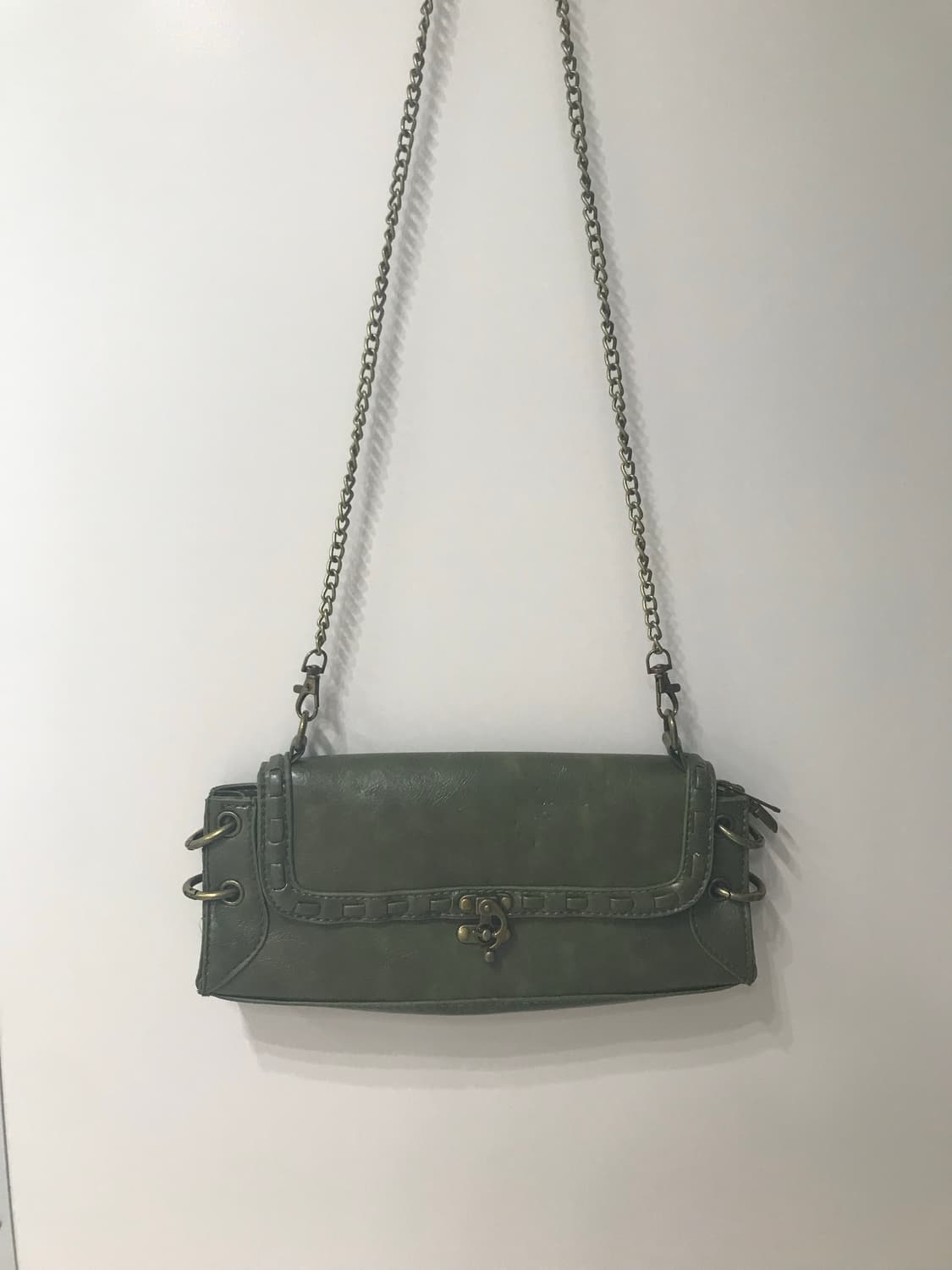 Vintage green cross bag 상품이미지1