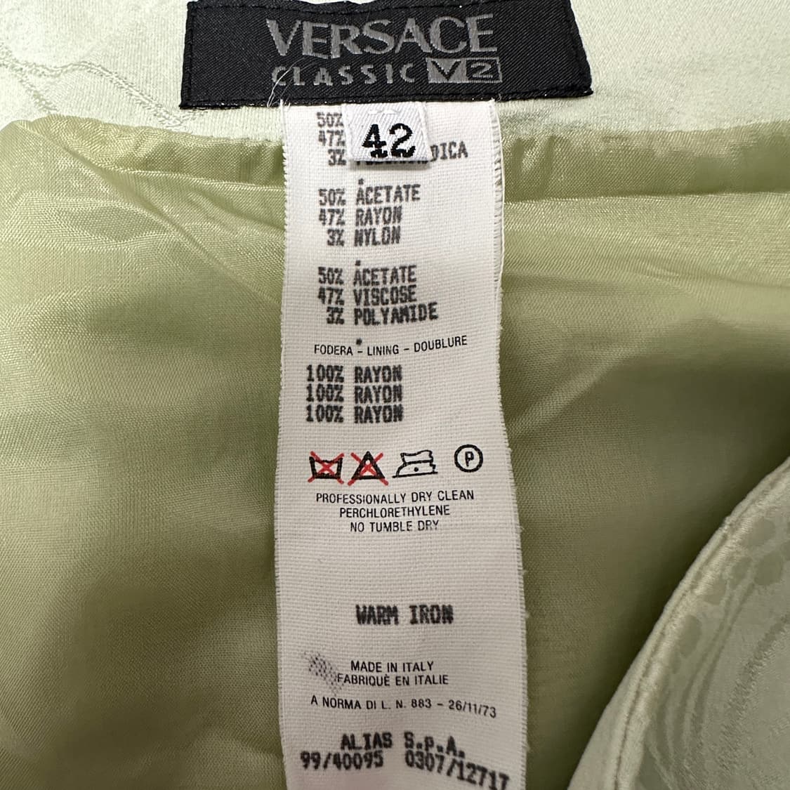 VERSACE italy made classic skirt 상품이미지3