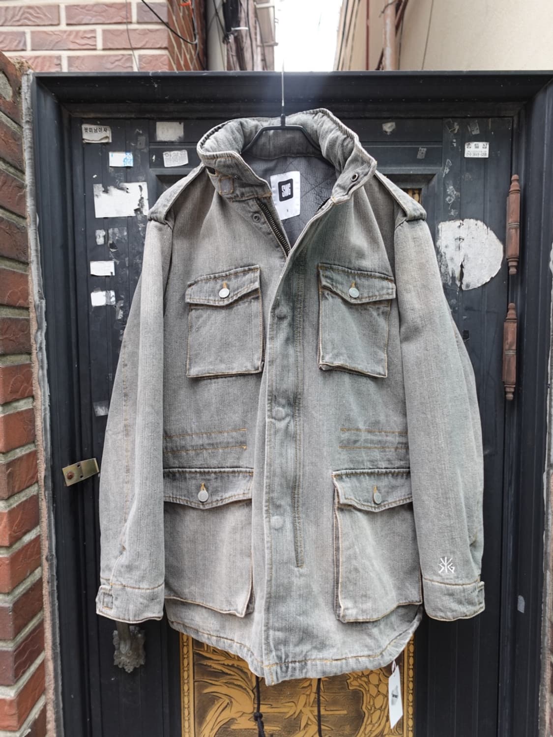 스와거 워시드 데님 필드 자켓 상품이미지1