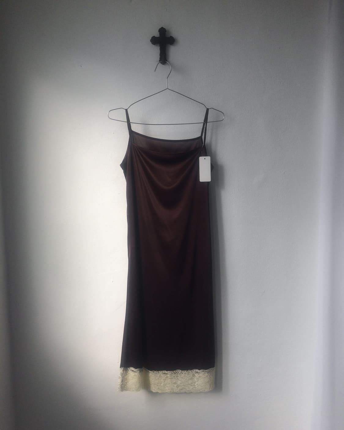 Lace trimming slip onepiece 상품이미지2