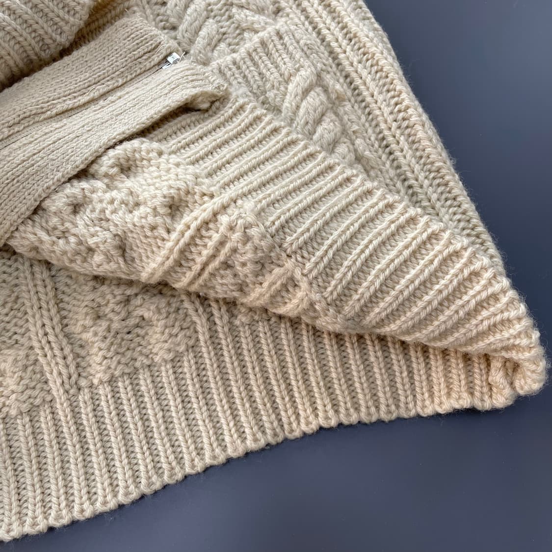 [36] 이자벨마랑 에뚜왈 울 케이블 집업 니트 가디건 상품이미지7