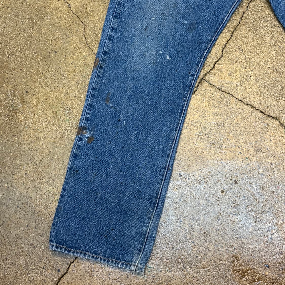 00s USA  빈티지 리바이스 501 페인트 청바지 상품이미지4