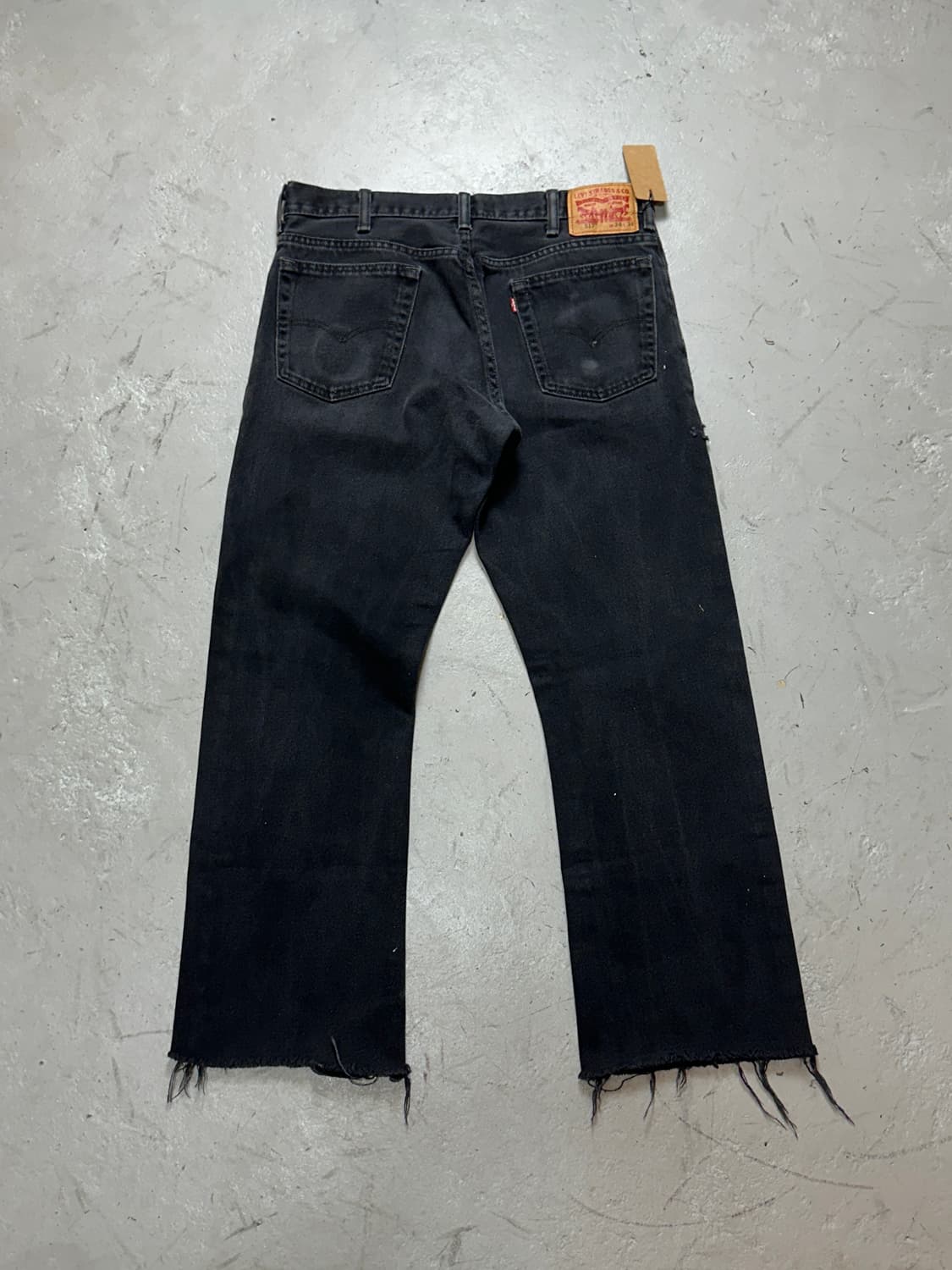 00’s 리바이스 517 블랙 부츠컷 플레어진 상품이미지4