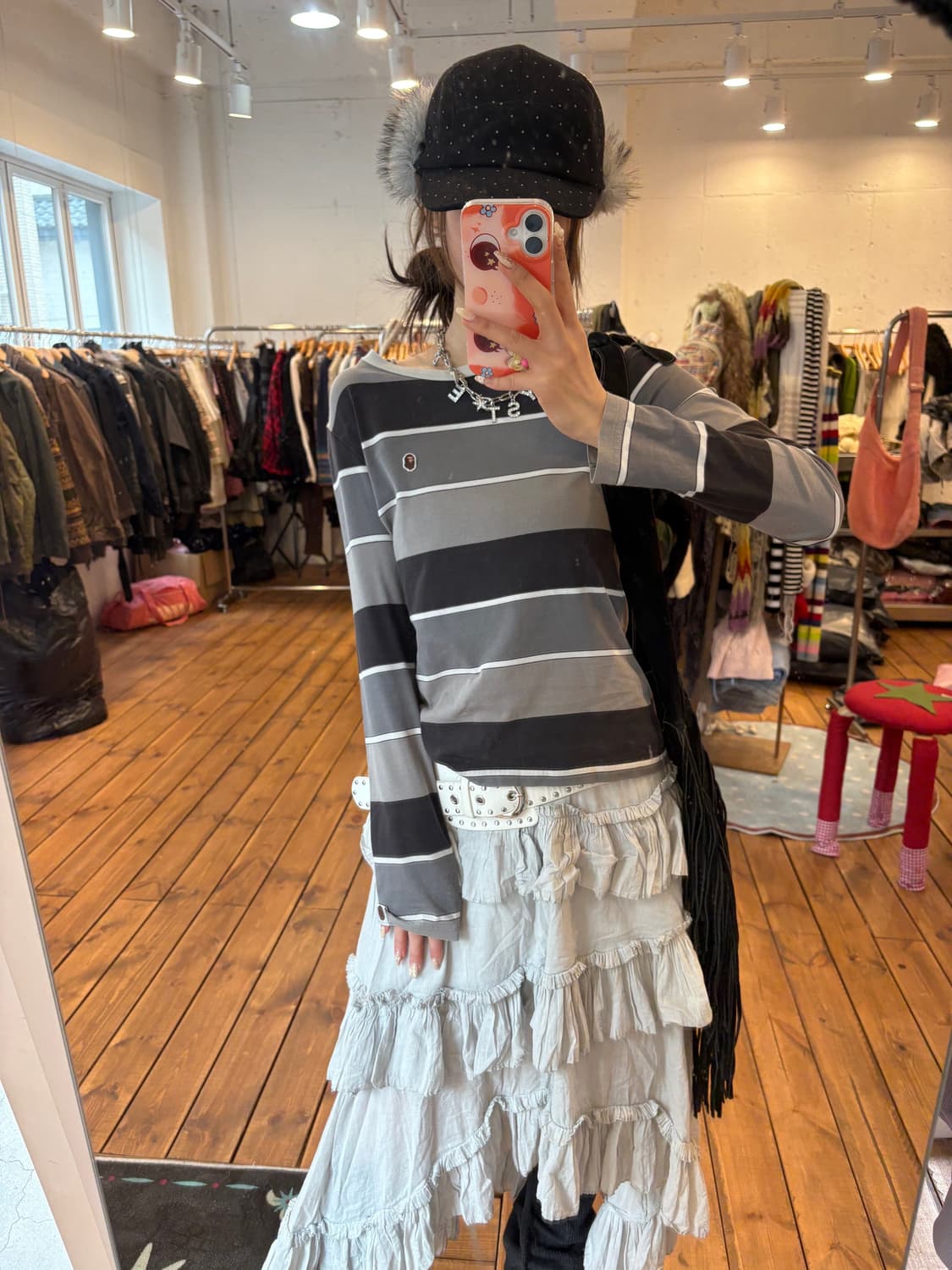 베이프 단가라 롱슬리브 상품이미지4