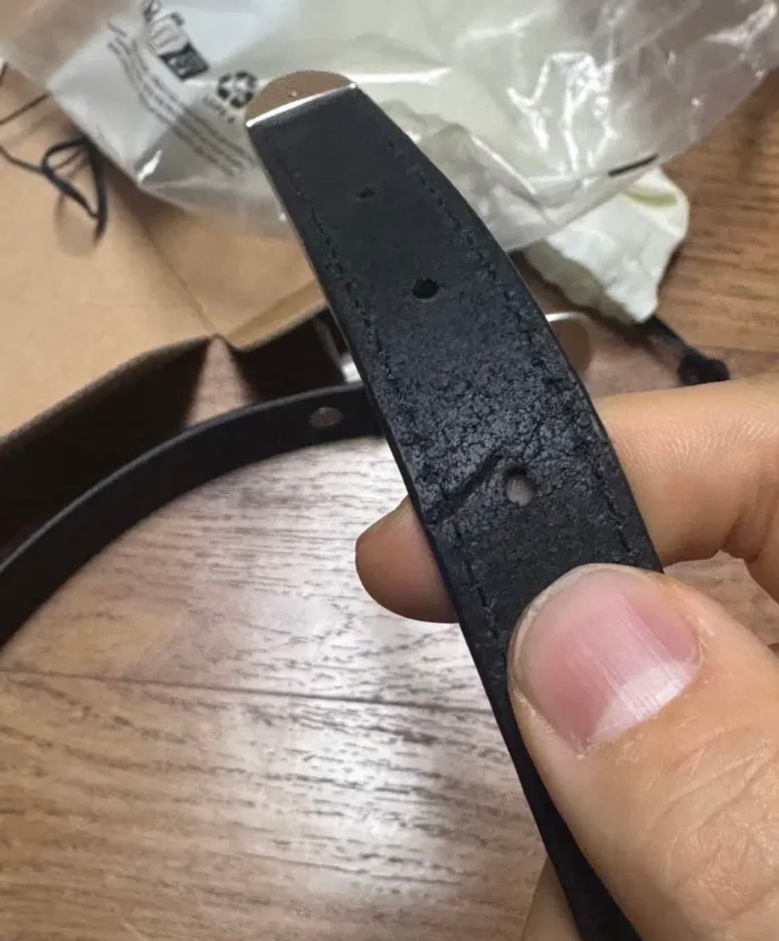 르메르 웨스턴벨트 블랙 85 25fw 카우레더 상품이미지4