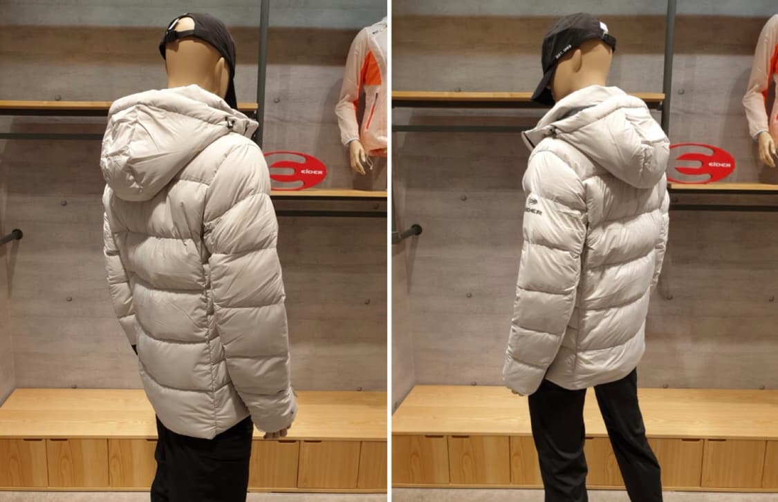 아이더 패딩 (실착 단시간1회 정가29,9000) 상품이미지6