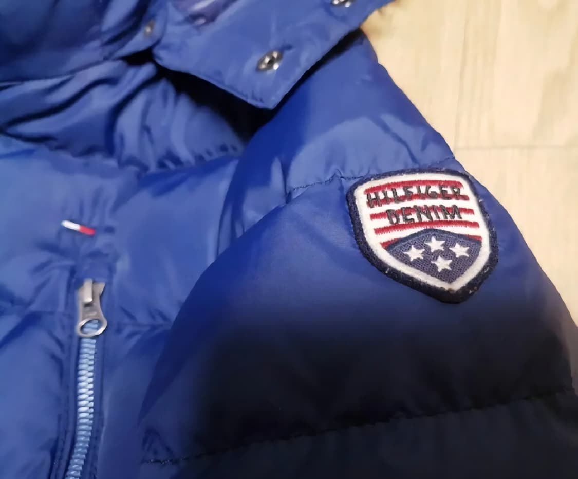 타미힐피거 데님 플레인 폴리 다운 롱패딩 점퍼, 벤치코트  상품이미지5