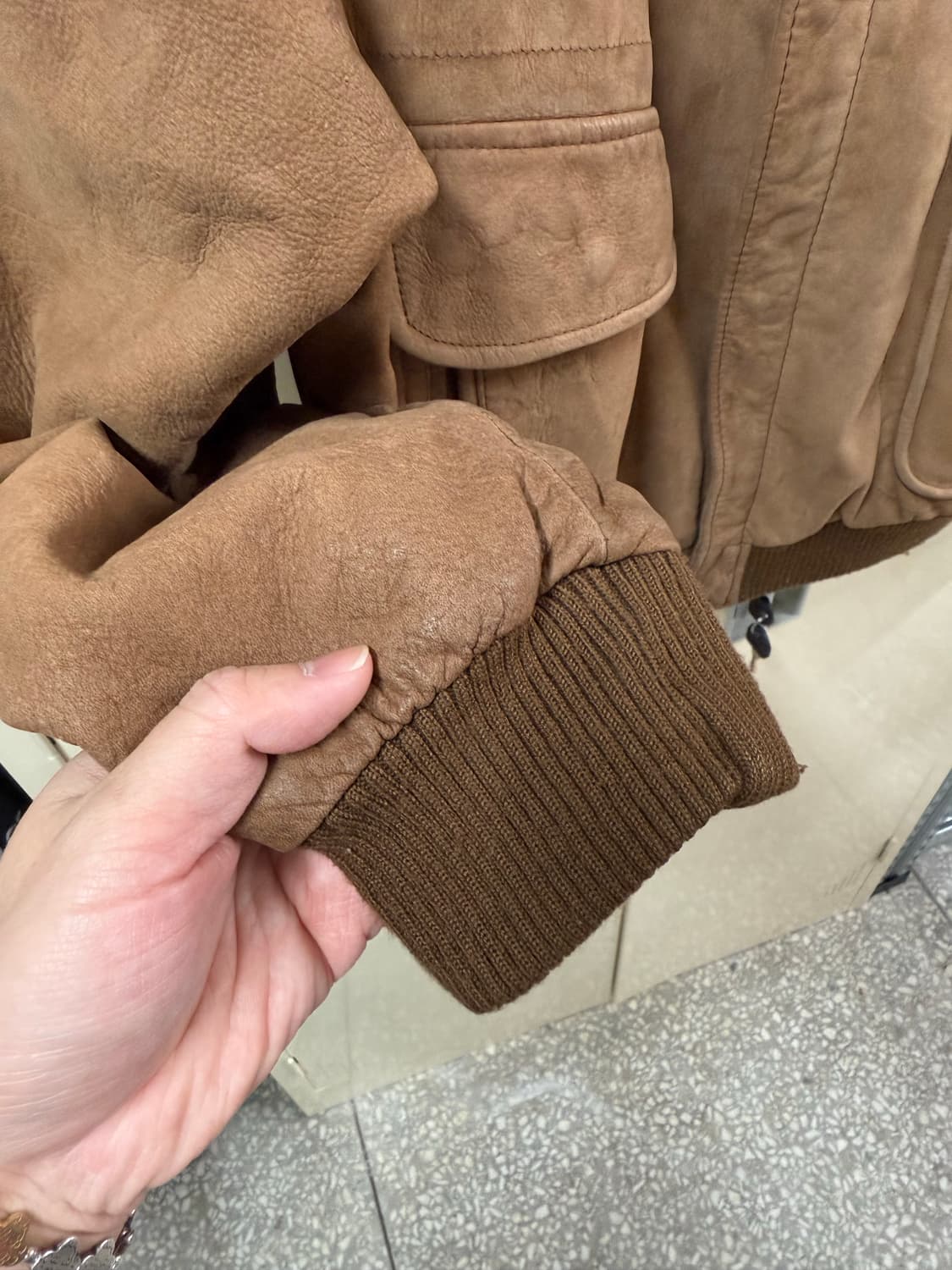 A2 Flight suede jacket  상품이미지4