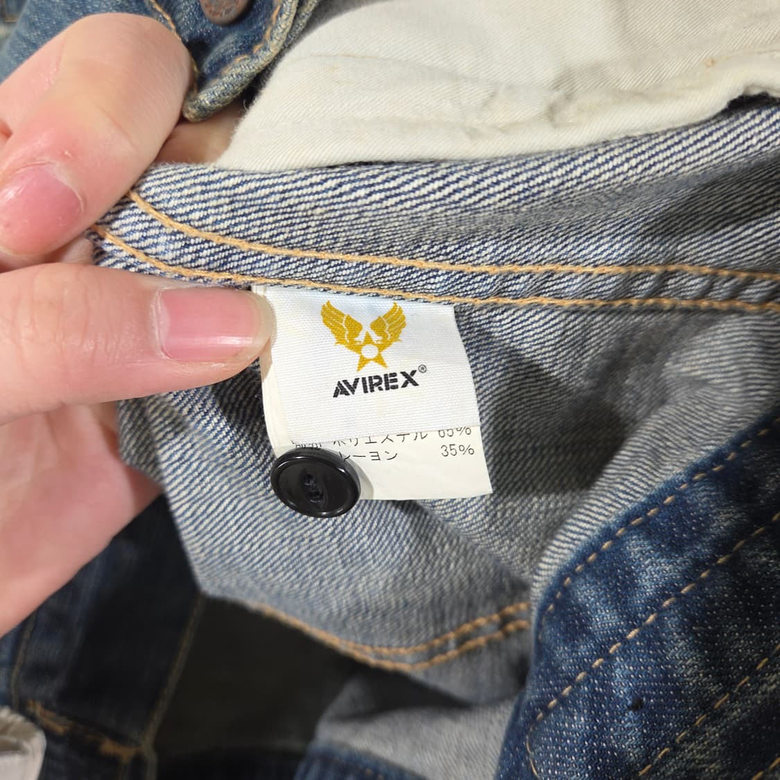 [Avirex] 아비렉스 데저트 백로고 데님자켓 상품이미지6