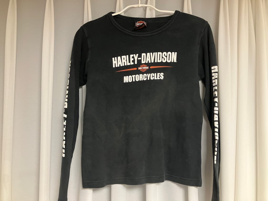 할리데이비슨 빈티지 긴팔티 상품이미지2