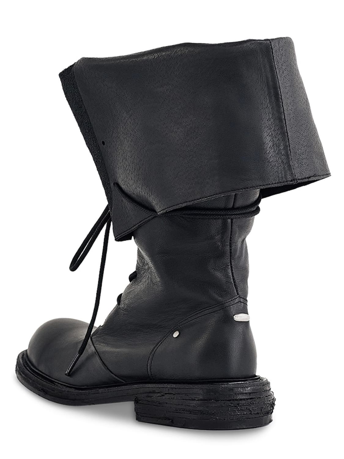 네거티브쓰리 레이스업 폴디드 롱부츠 블랙 240 상품이미지6