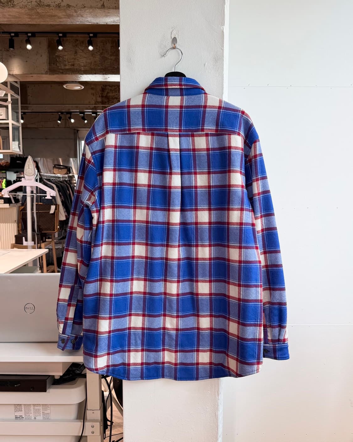 구찌 파블로 델시엘로 블루 플란넬 울 셔츠  상품이미지7