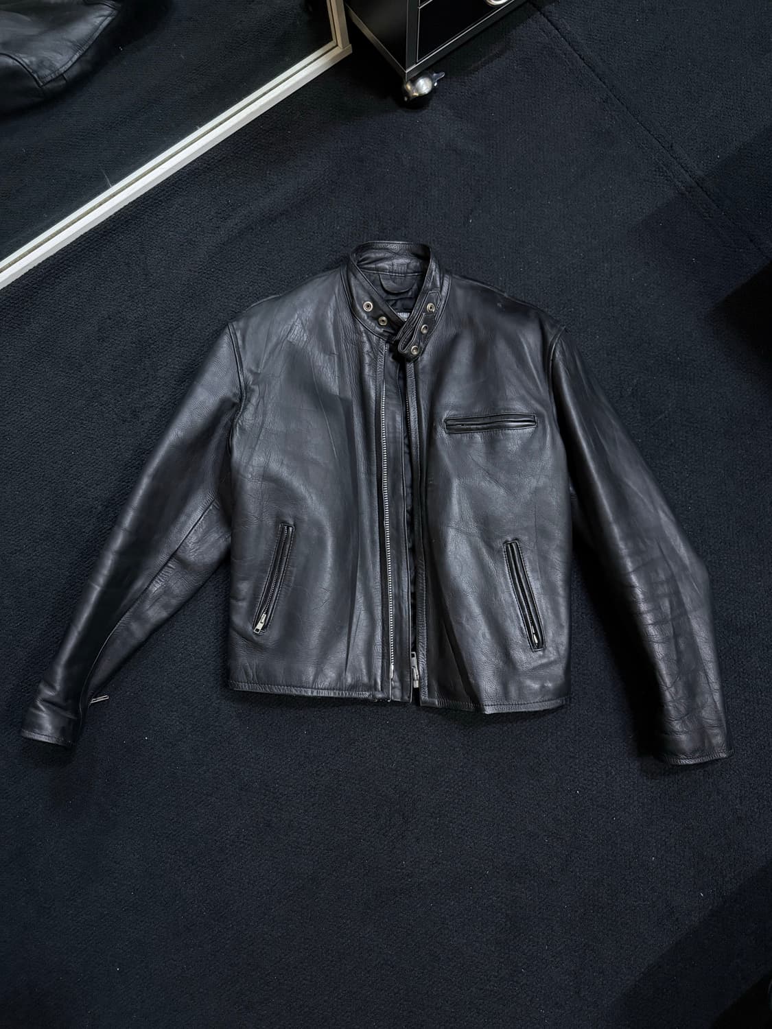 USA 싱글라이더 카페레이서 가죽자켓 상품이미지1