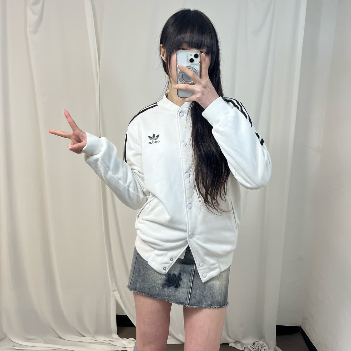 Adidas Firebird cotton bomber jersey 상품이미지2