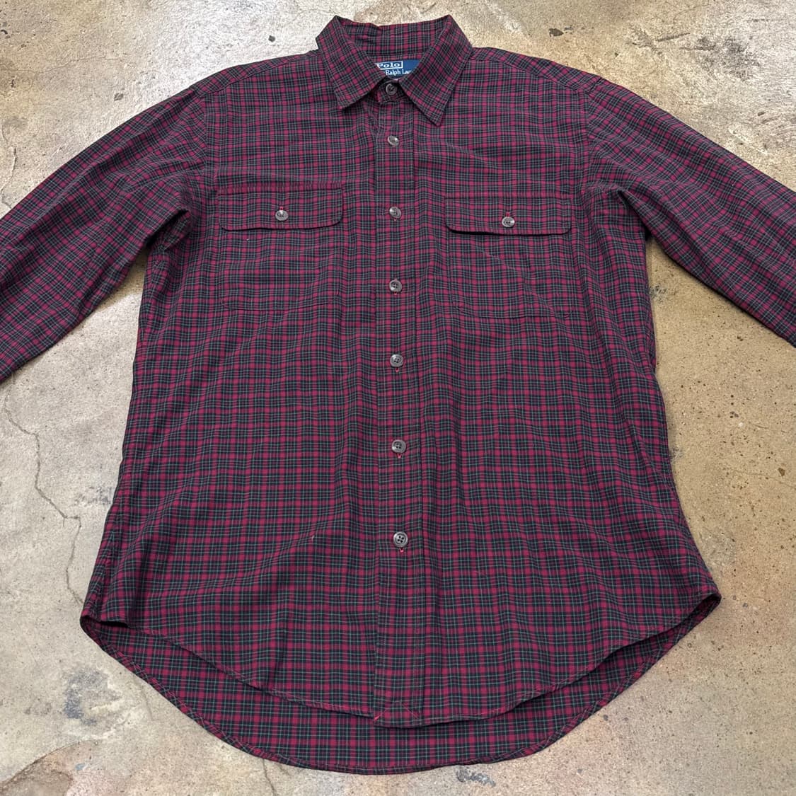 [정품/M] 폴로 랄프로렌 레드 체크 셔츠 b8 상품이미지3