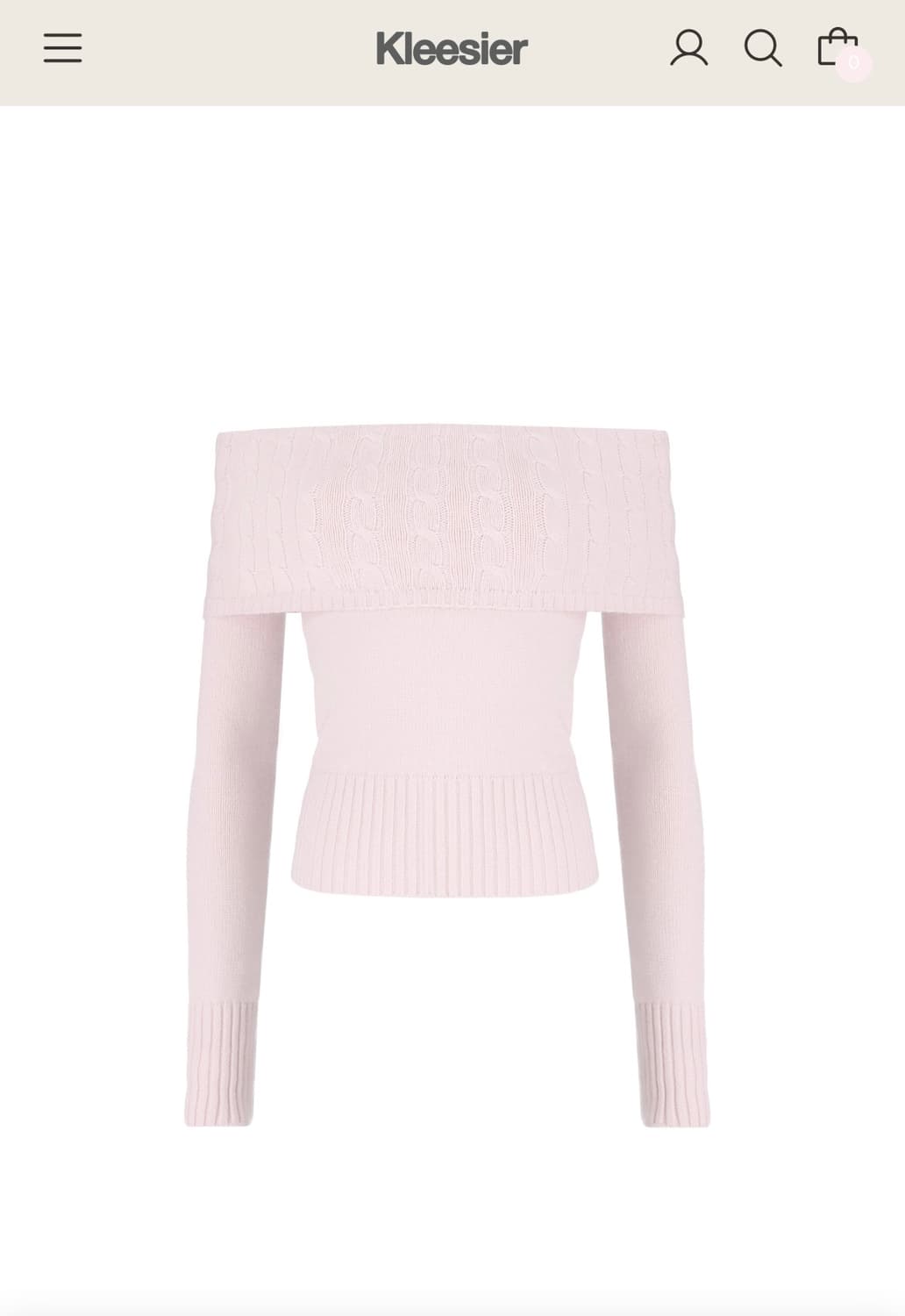 미개봉) 클리시어 컵케이크 니트 Cupcake knit pink 상품이미지2