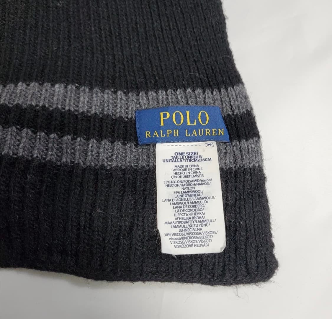 폴로 랄프로렌 블랙 머플러/목도리 상품이미지4