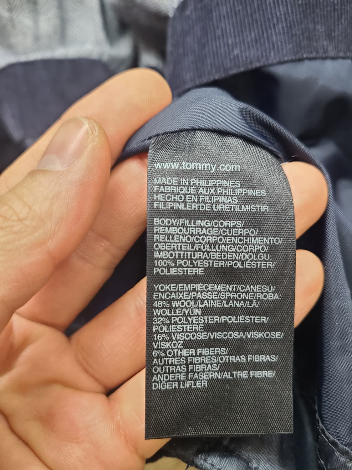 타미힐피거 퀼팅 패딩 점퍼 상품이미지5