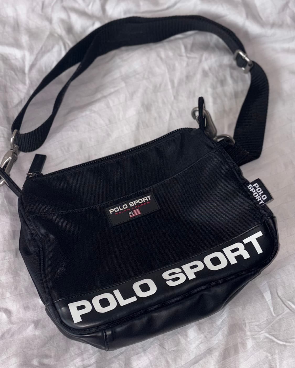 폴로 스포츠 올드스쿨 90s 크로스백 블랙 상품이미지1