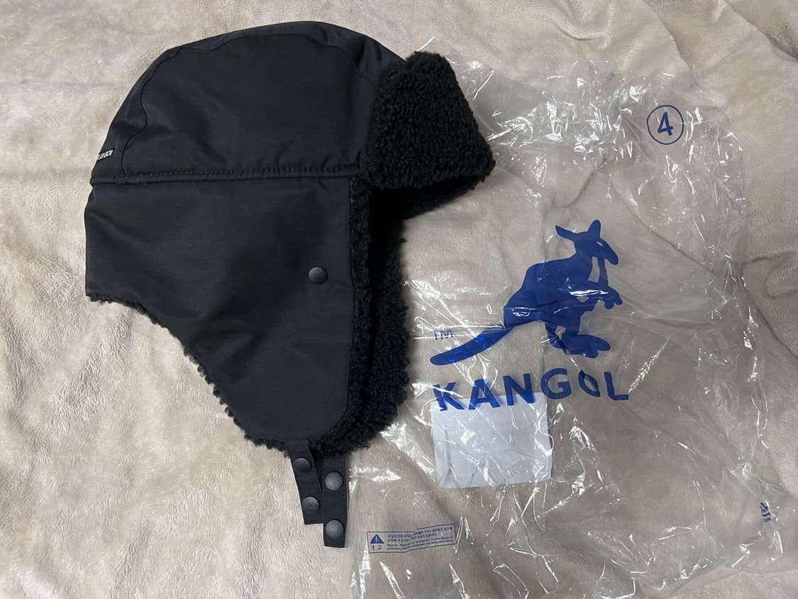 캉골 4491 시어링 트래퍼 햇 블랙 상품이미지2