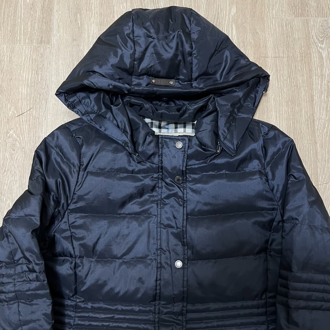 닥스 런던 여성 프리미엄 구스다운 후드 롱패딩 M/95  상품이미지2