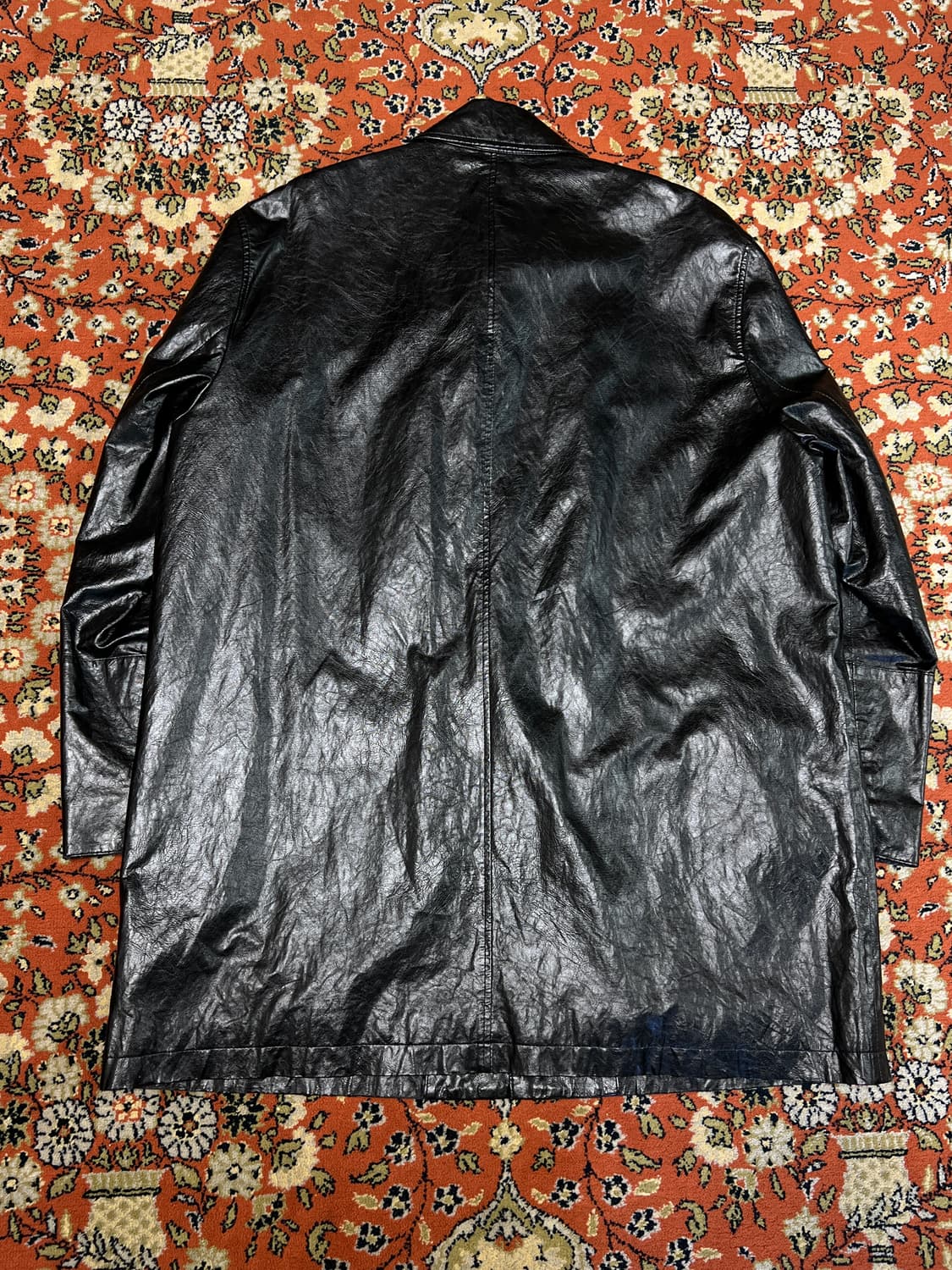 [XL] 비바스튜디오 비건레더 싱글 하프자켓 상품이미지2