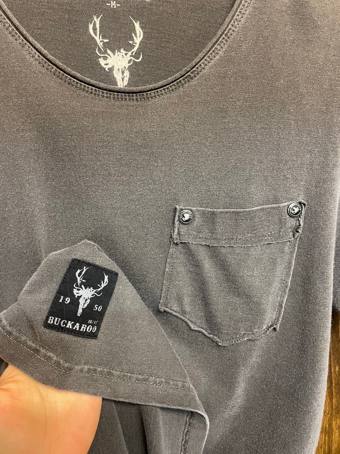 Buckaroo Slim fit pocket short-sleeved 상품이미지3