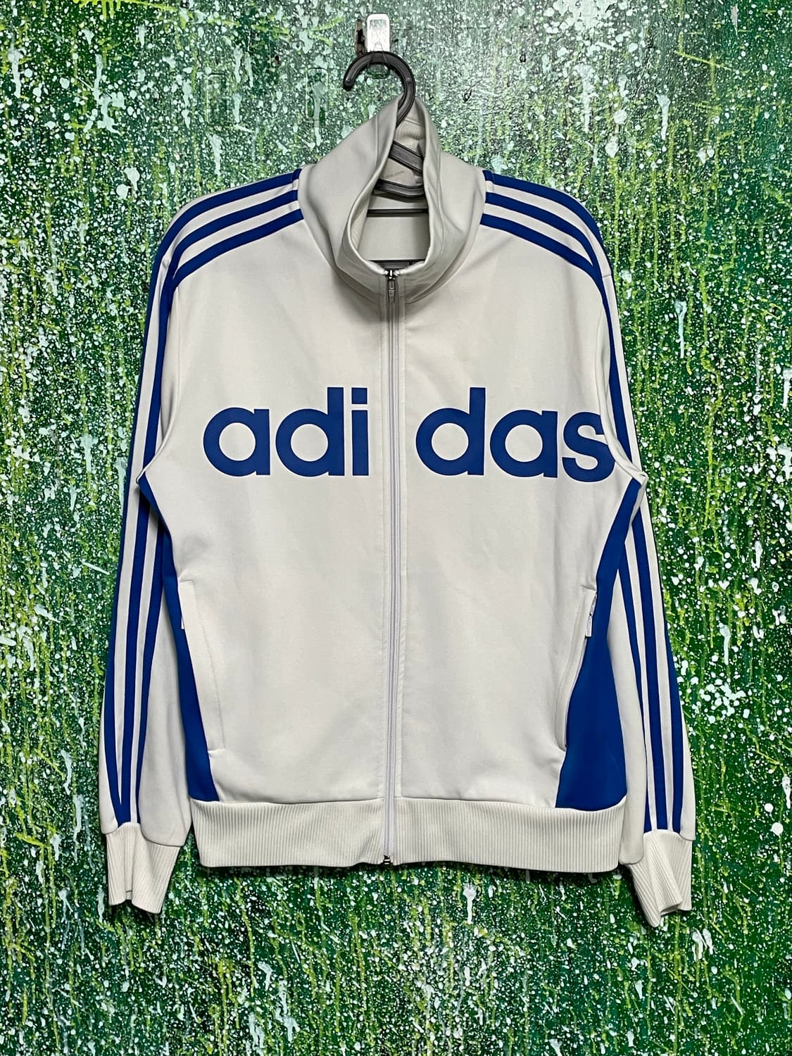 아디다스 대장 스펠로고 화이트 블루 져지 95 상품이미지7