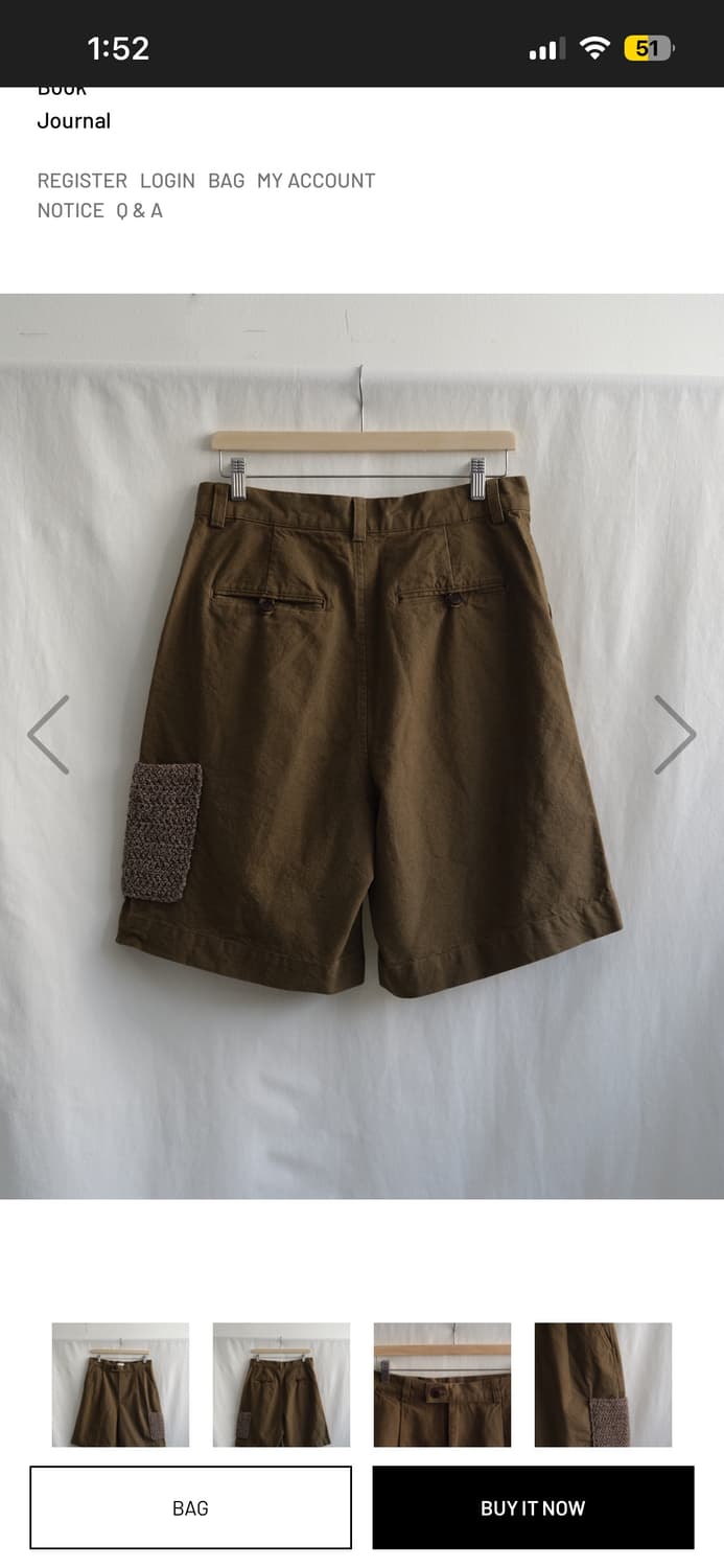 seasalt Hand knitting pocket shorts  상품이미지2