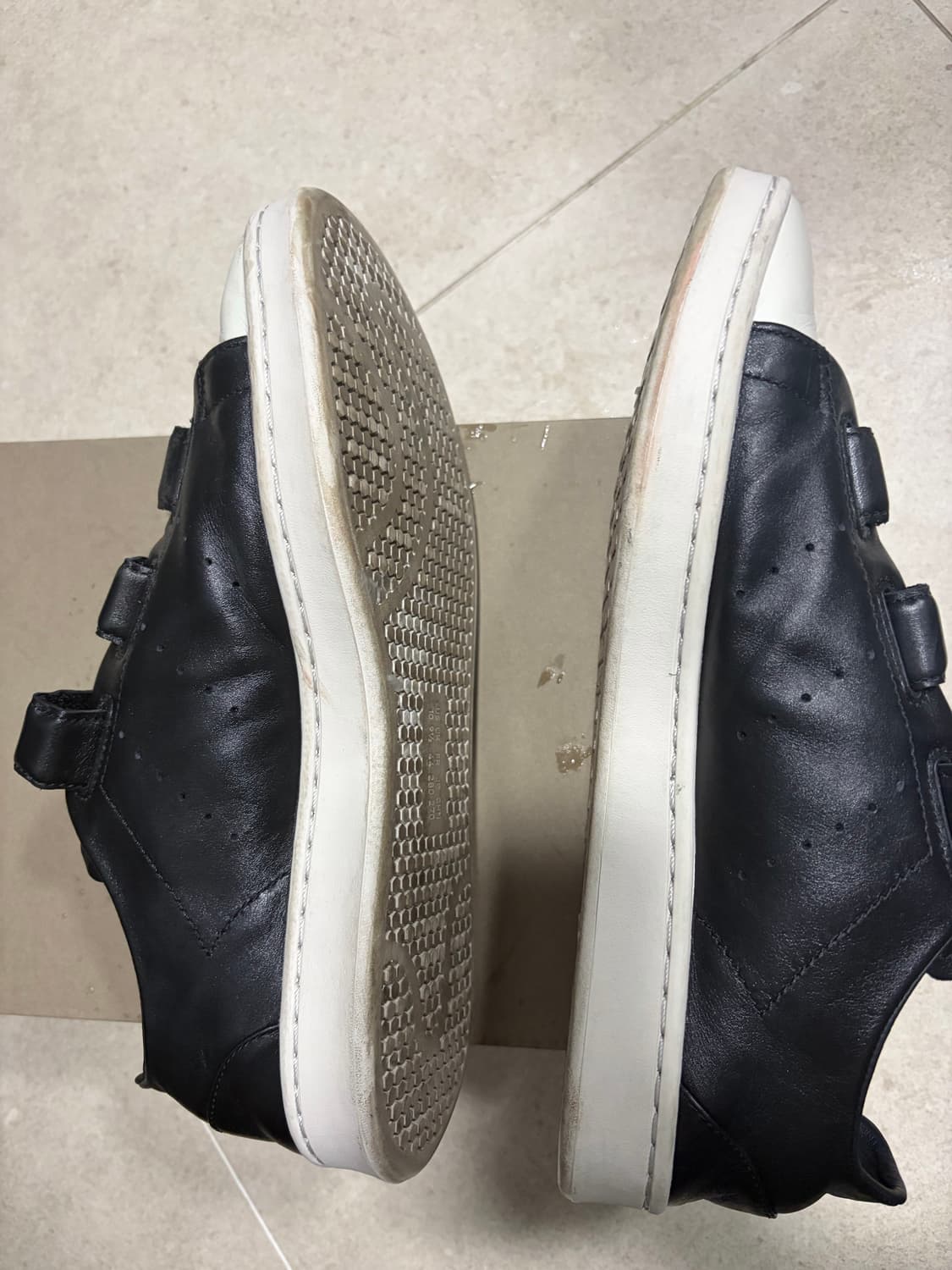 Y-3 아디다스 슈퍼스타 스탠 스미스 벨크로 블랙 280 상품이미지8