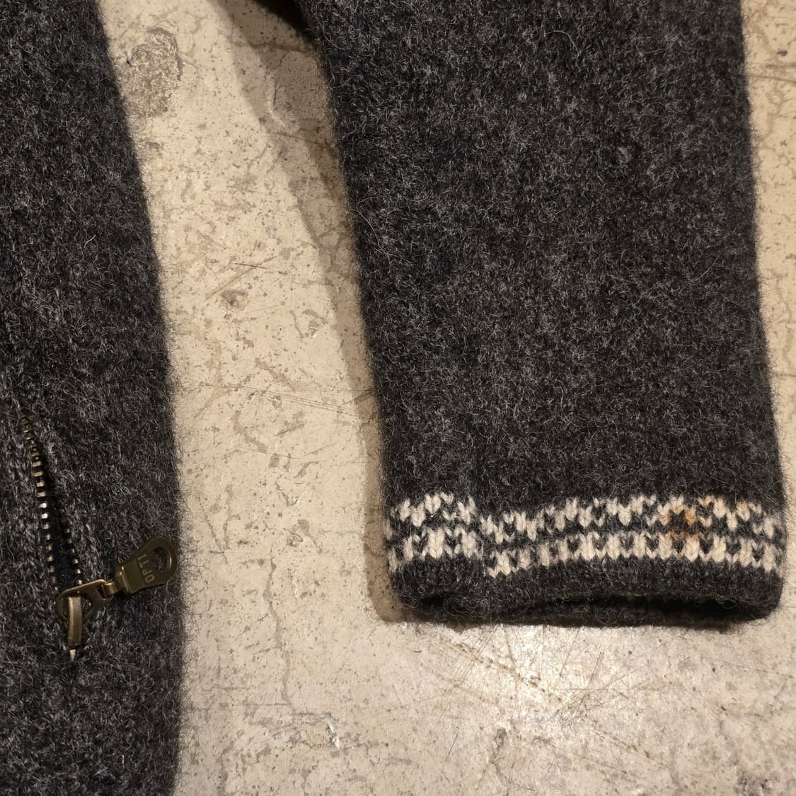 90s 노르웨이 울100 노르딕하프집업 스웨터 MADE IN NORWAY 상품이미지6