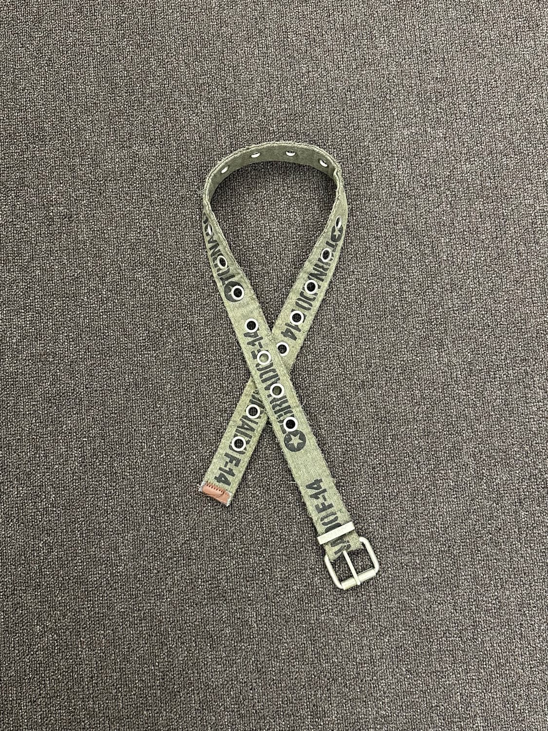 Japanese vintage 레터링 버클 벨트 상품이미지2